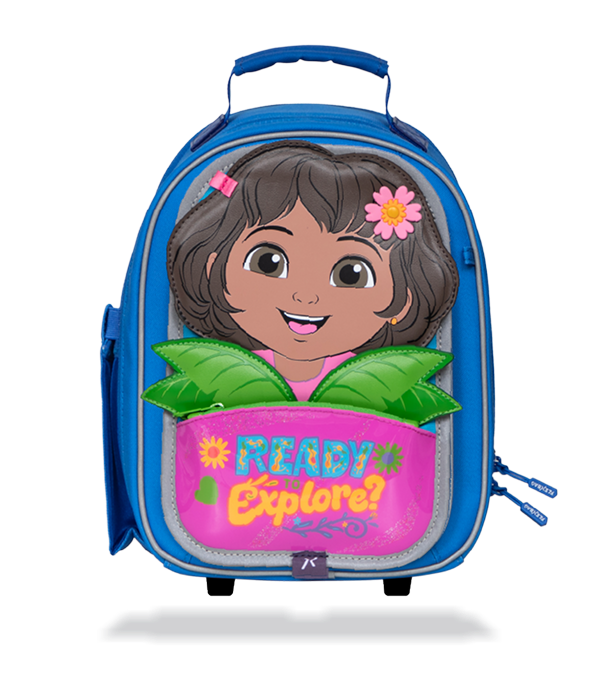 Child with backpack